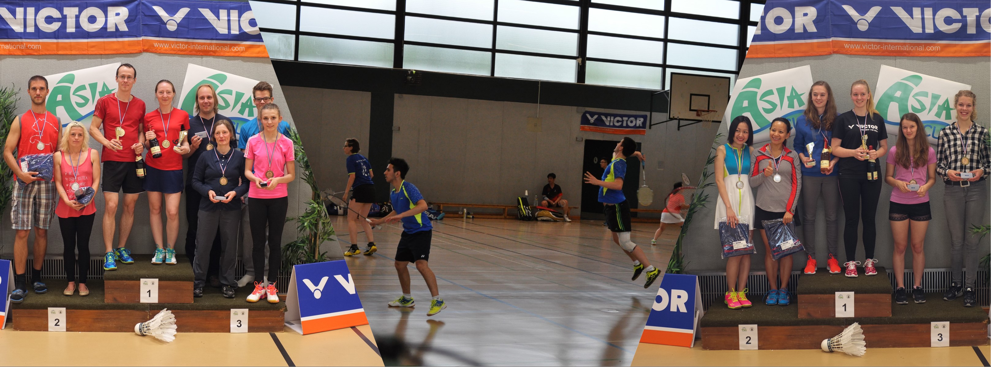VICTOR Netz B National Badminton Federball Turnier Tournament Halle Verein 