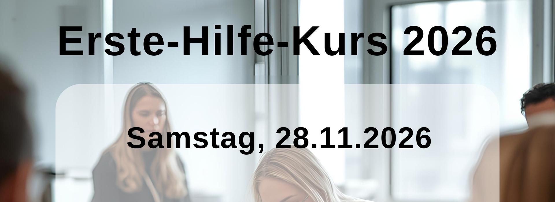 Erst Hilfe 2026 Erste Hilfe 2026